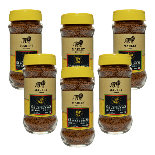 Pack 6x Café Orgánico Liofilizado Descafeinado High Tide 100g