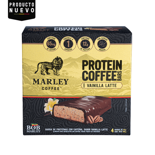Barritas de café y proteína sabor vainilla latte 4 un