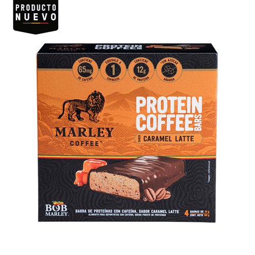 Barritas de café y proteína sabor caramel latte 4 un