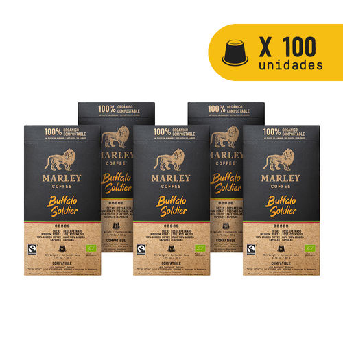 Pack 10x Cápsulas Buffalo Soldier - Compatibles con Nespresso® Original