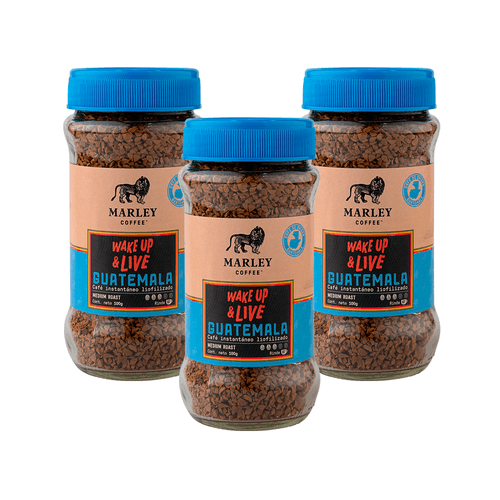 Pack 3x Café Liofilizados Wake up and Live GUATEMALA 100g