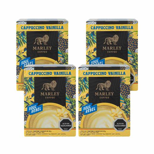 Pack 4x Soul Rebel Cappuccino Vainilla
