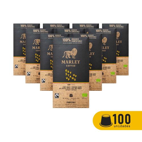 Pack 10x Cápsulas Get Up Stand Up - - Compatibles con Nespresso® Original